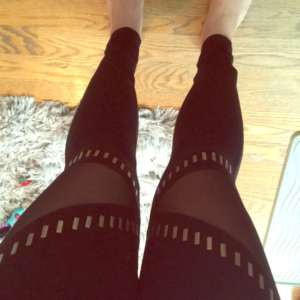 Torrid Embellished Leggings with Mesh